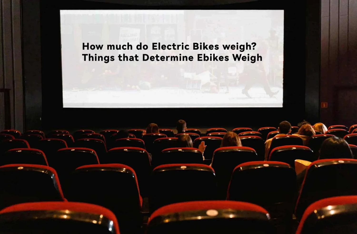 How much do Electric Bikes weigh? Things that Determine Ebikes Weigh