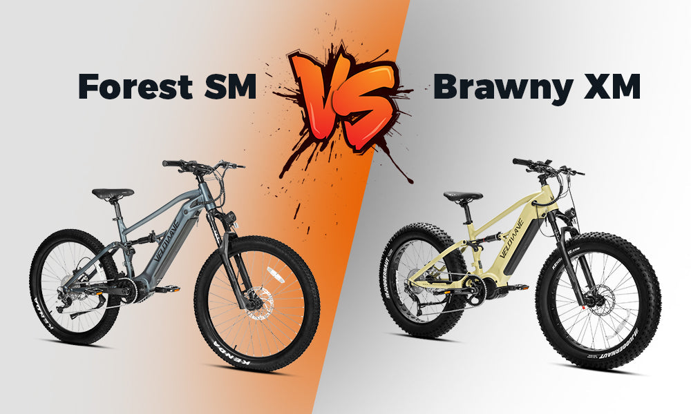 Velowave Forest SM and Brawny XM Electric Bikes