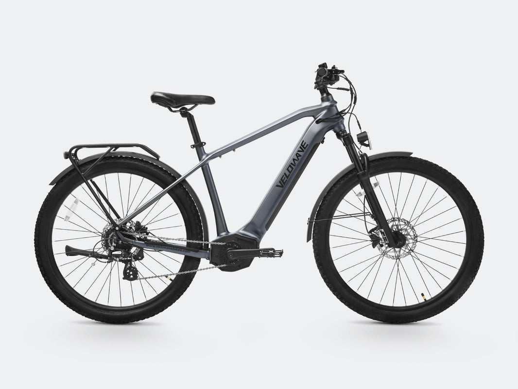 VELOWAVE Electric_Bicycles M/27.5'' / Blue Gray Swift M Mid-Drive Electric Bike#color_blue-gray