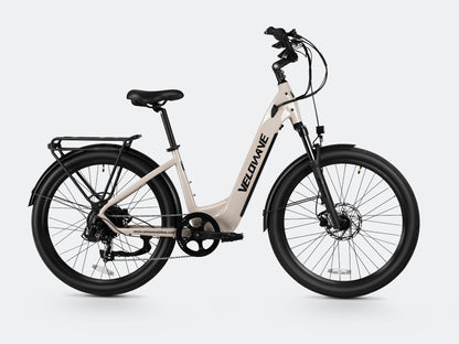 VELOWAVE Electric_Bicycles Beige Breeze T Torque Sensor Electric Bike#color_beige