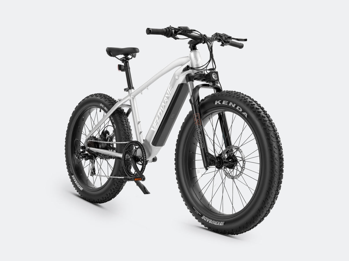 VELOWAVE Electric_Bicycles Ranger Fat Tire Electric Bike#color_silver