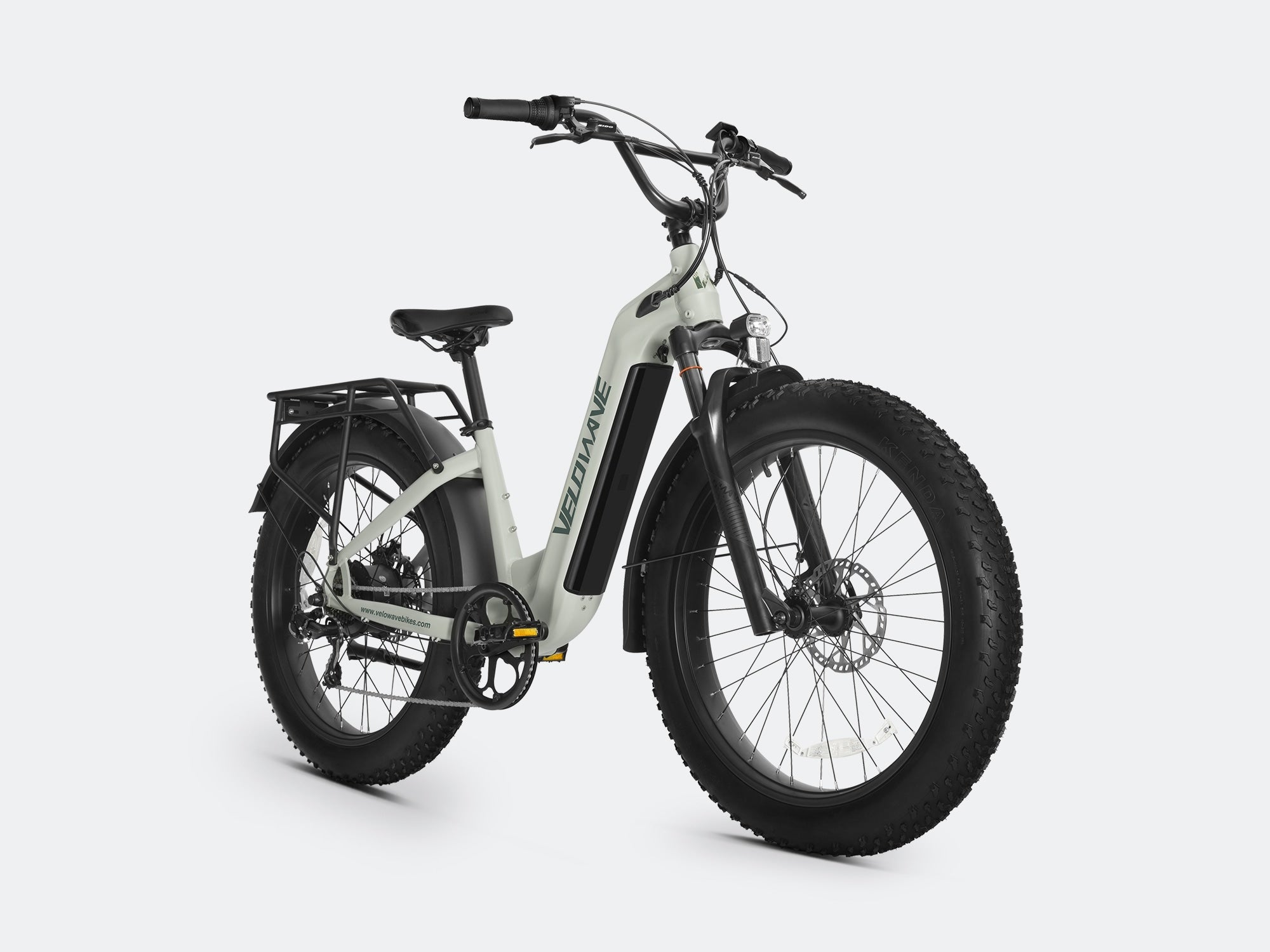 VELOWAVE Electric_Bicycles Ranger Step-Thru 2.0 Electric Bike#color_morandi-green