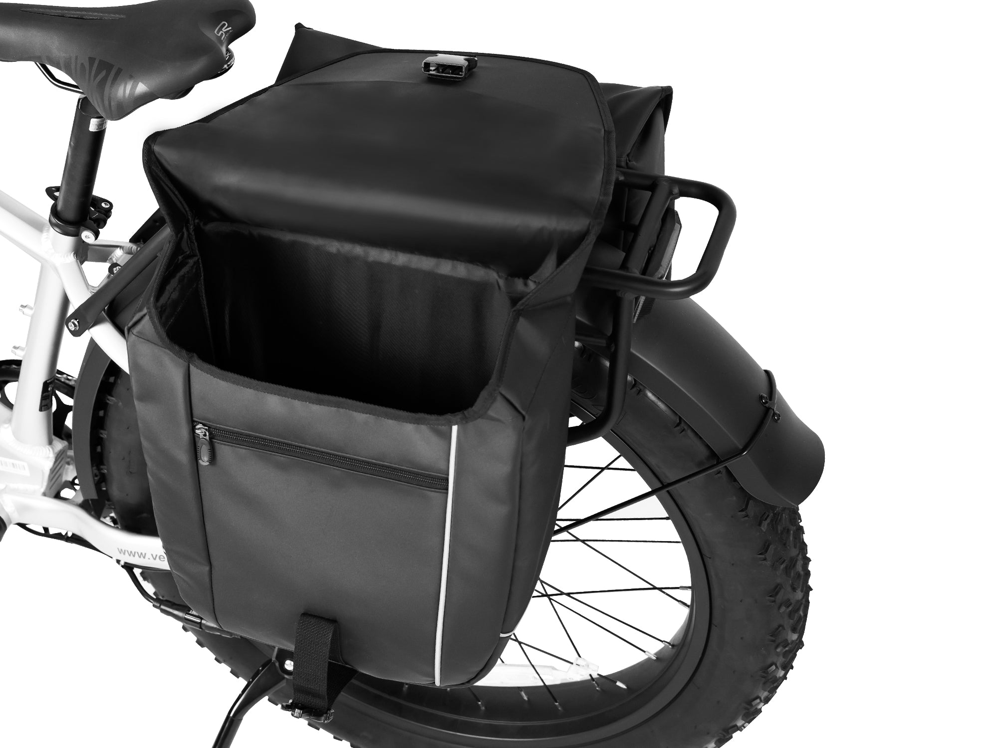 VELOWAVE Waterproof Bicycle Pannier Bag with Rain Cover