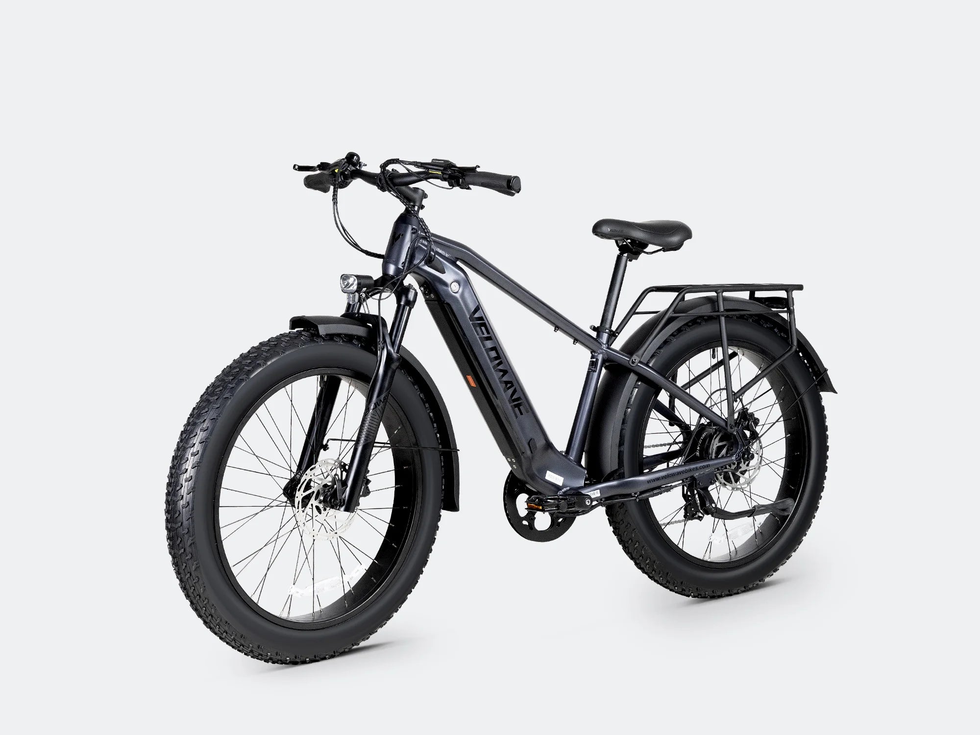 VELOWAVE Electric_Bicycles Dark Gray Ranger 3.0 Fat Tire All-Terrain Electric Bike#color_blue-gray