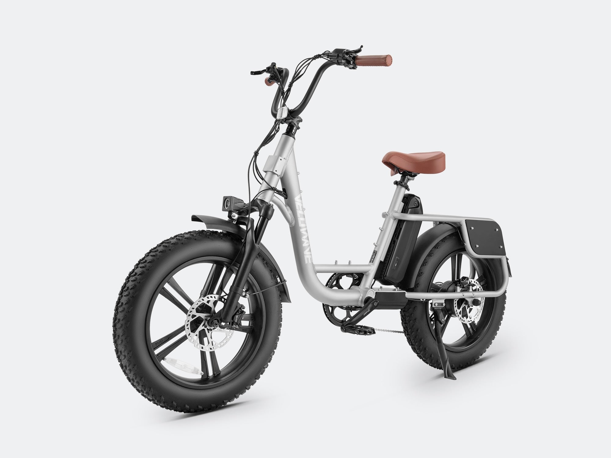 VELOWAVE Electric_Bicycles Prado S Commuter Electric Bike#color_silver