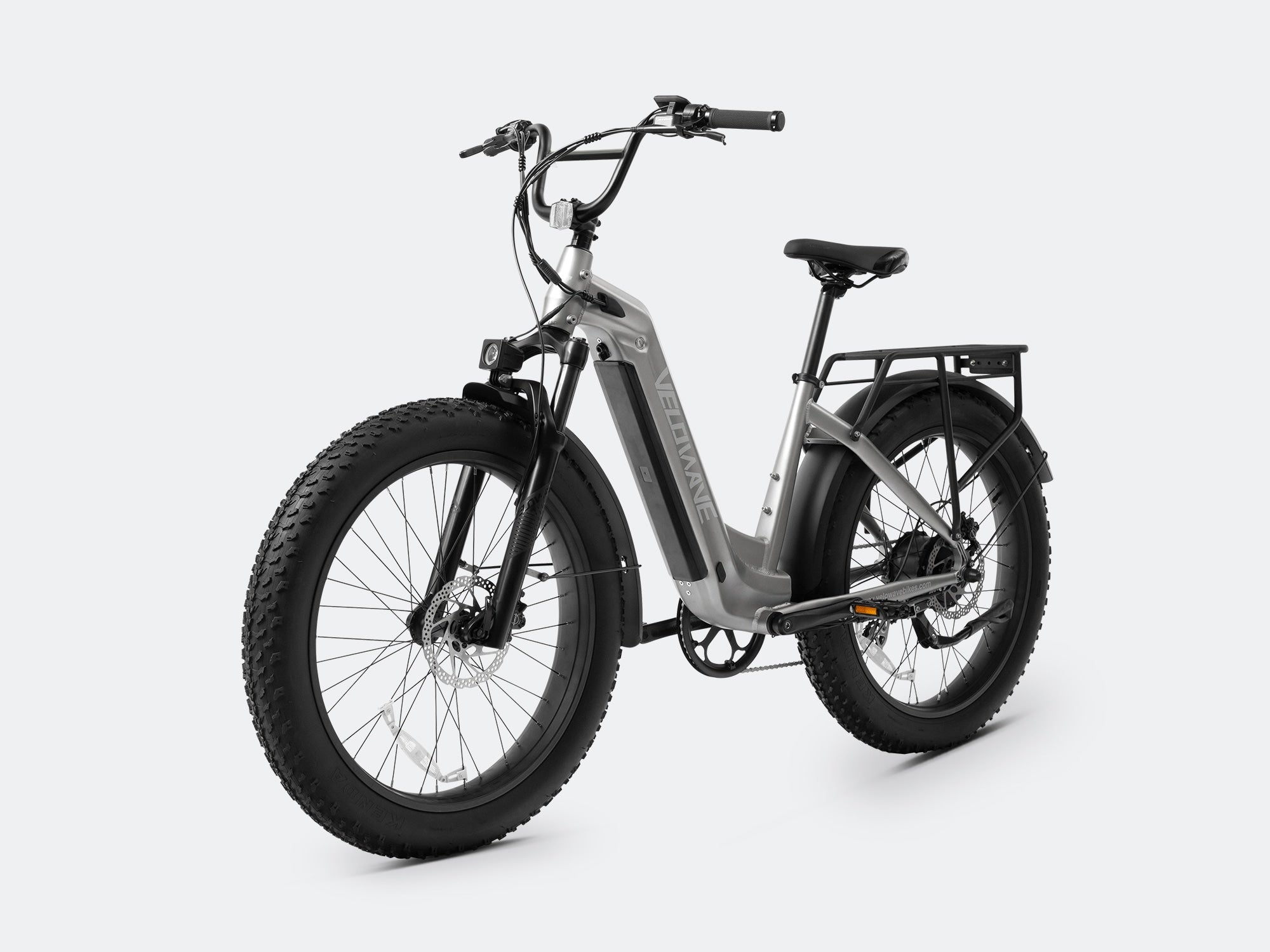 VELOWAVE Electric_Bicycles Ranger Step-Thru 2.0 Electric Bike#color_silver