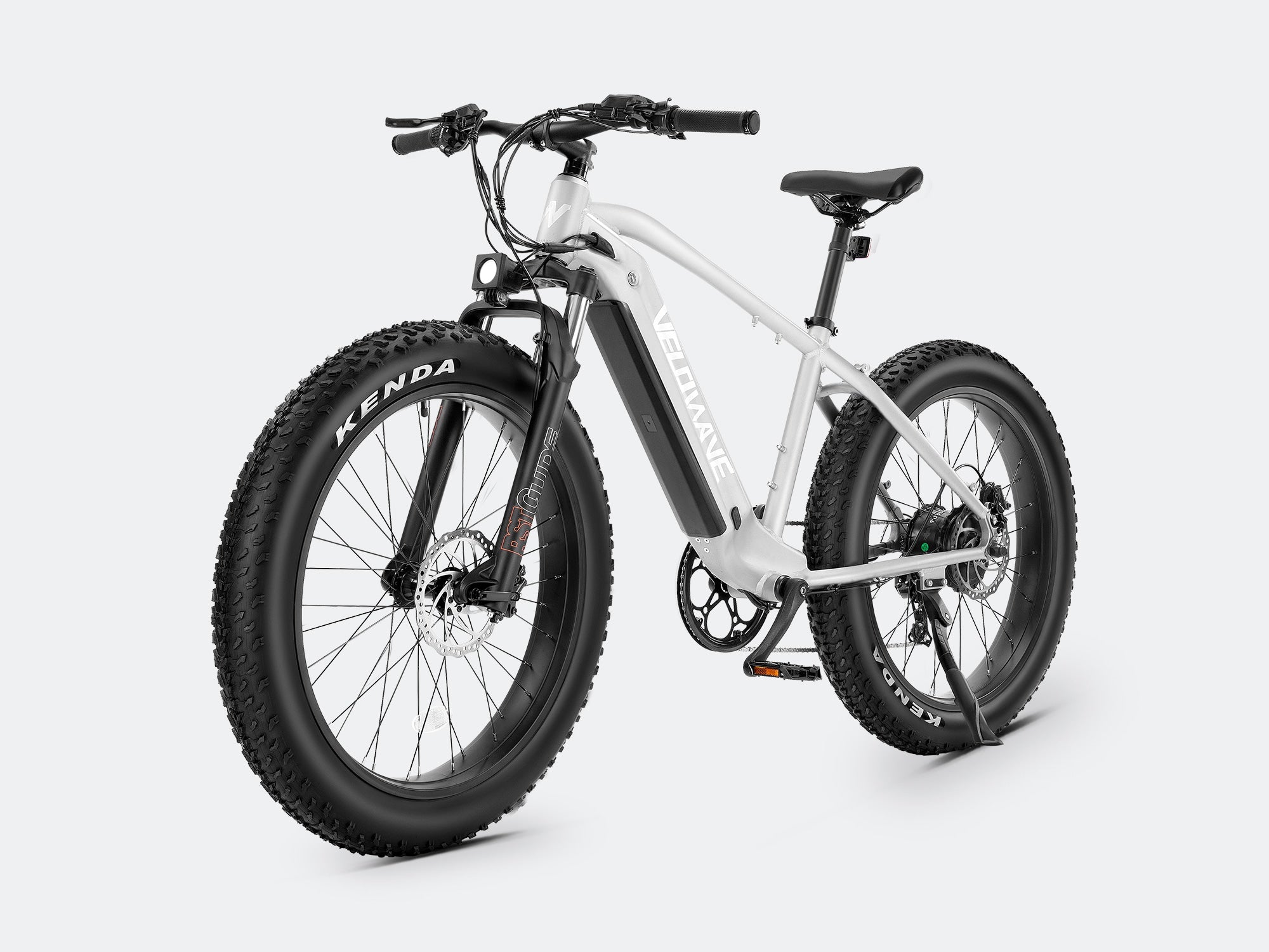 VELOWAVE Electric_Bicycles Ranger Fat Tire Electric Bike#color_silver