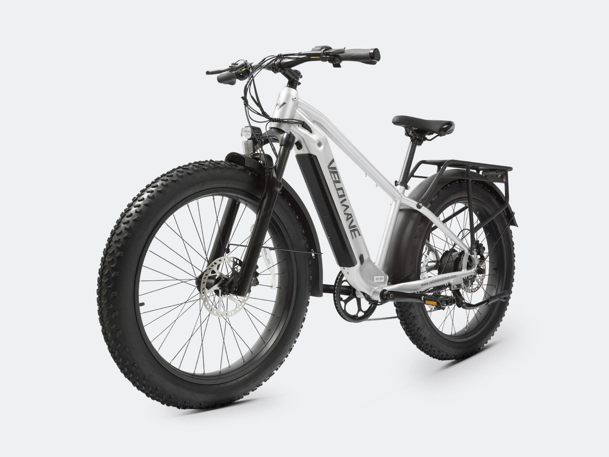 VELOWAVE Electric_Bicycles Ranger 2.0 Fat Tire All-Terrain Electric Bike#color_silver