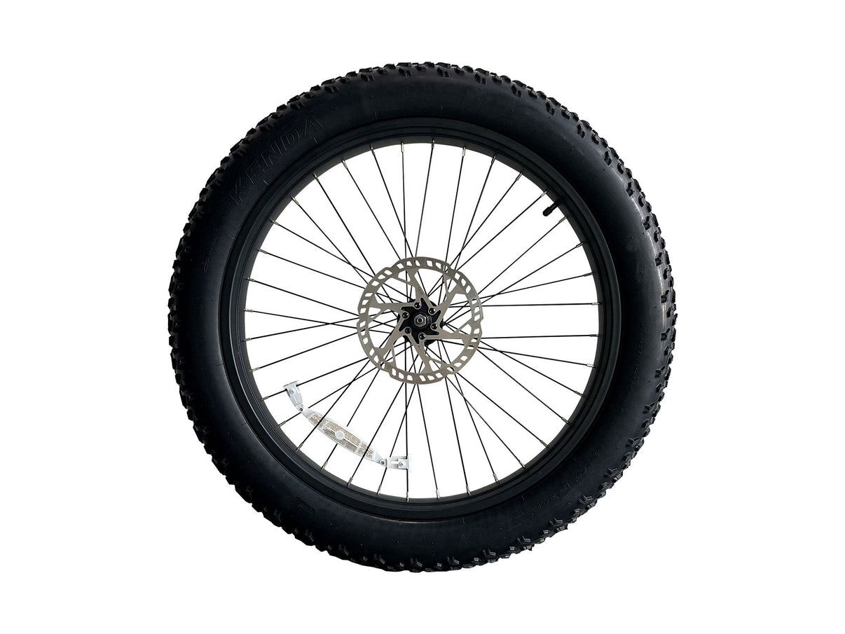 VELOWAVE Parts Front Wheel with Inner Tube and Outer Tire for Ranger Fat Tire Electric Bike