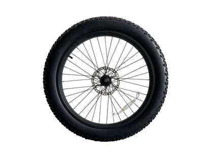 VELOWAVE Parts Front Wheel with Inner Tube and Outer Tire for Ranger Fat Tire Electric Bike