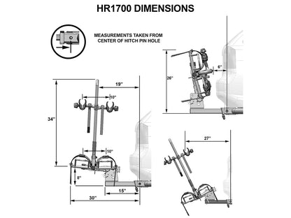 Hollywood Racks eBike Rack Hollywood Racks HR1700 RV Rider E-Bike Rack